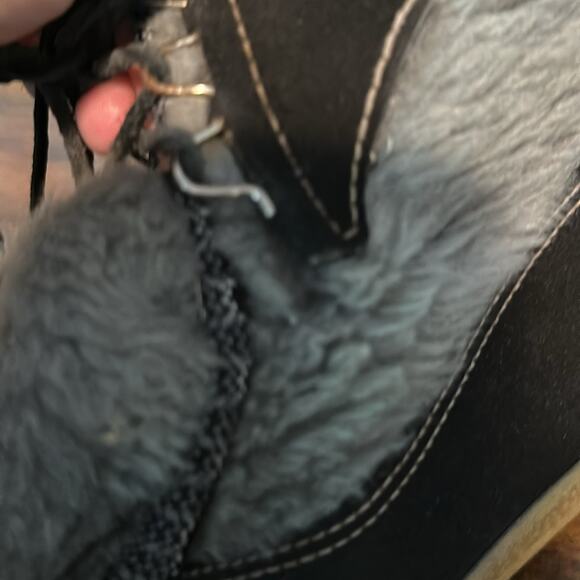 Vintage Snowland Boots Sherpa Boho Platform Scandinavian 7 - Picture 12 of 12